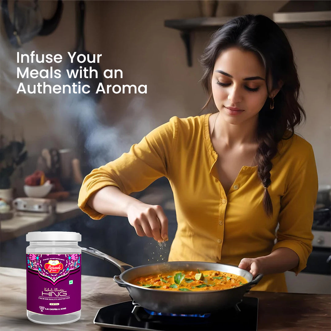 Kabuli Khada Hing – Premium Asafoetida Hing Powder with Strong Aroma & Pure Quality