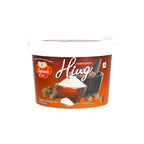 Container of Rajwada compounded hing with branding on a white background